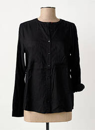 Chemisier coupe cintrée manches longues noir STREET ONE femme