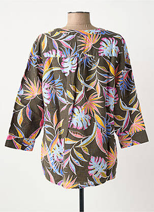 Blouse manches 3/4 manches 3/4 gris STREET ONE femme