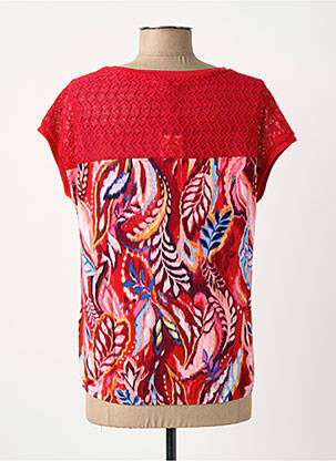 T-shirt imprimé fantaisie manches courtes rouge STREET ONE femme