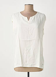 Top coupe fluide sans manche beige STREET ONE femme
