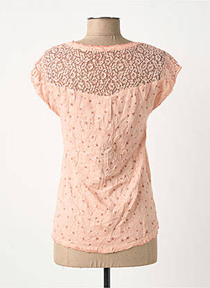Top stretch manches courtes rose STREET ONE femme