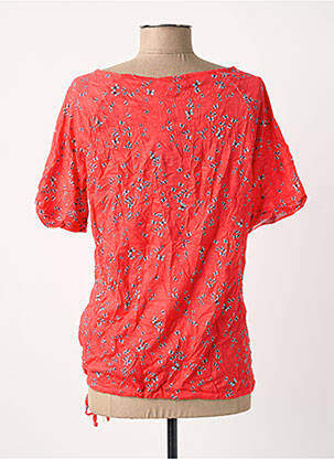 T-shirt stretch manches courtes rouge STREET ONE femme