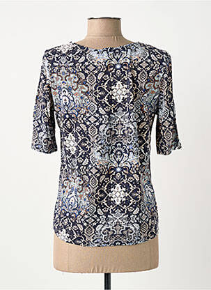 Top stretch manches courtes bleu STREET ONE femme