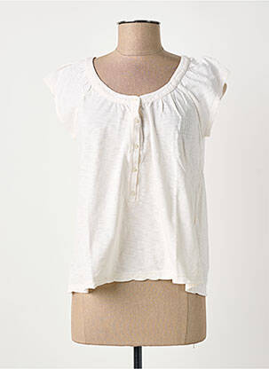 T-shirt blanc SCHOOL RAG femme