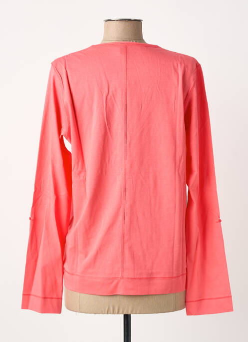 Gilet manches longues rose CECIL femme