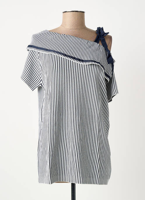 Tunique manches courtes bleu MOLLY BRACKEN femme