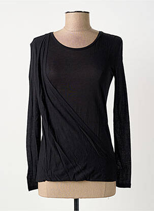 T-shirt manches longues manches longues noir SCHOOL RAG femme