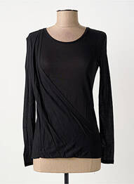 T-shirt manches longues manches longues noir SCHOOL RAG femme