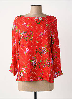 Blouse imprimé fleurs manches 3/4 rouge STREET ONE femme