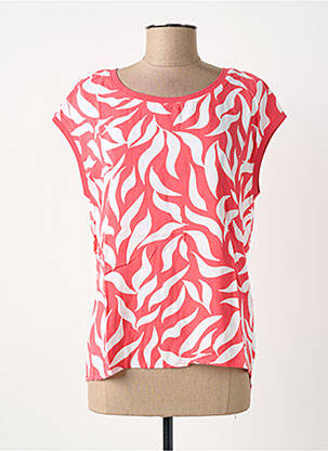 Top imprimé fantaisie manches courtes rose STREET ONE femme