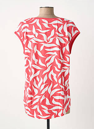 Top imprimé fantaisie manches courtes rose STREET ONE femme