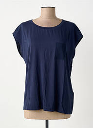 T-shirt stretch manches courtes bleu STREET ONE femme