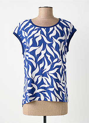Top imprimé fantaisie manches courtes bleu STREET ONE femme