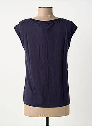 T-shirt stretch manches courtes bleu STREET ONE femme