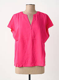 Blouse manches courtes manches courtes rose fonce STREET ONE femme