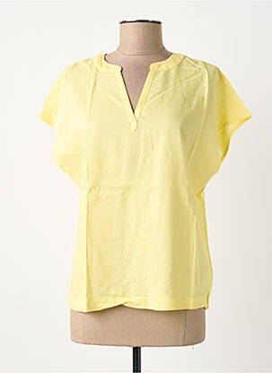 Blouse manches courtes manches courtes jaune STREET ONE femme