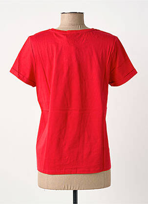 T-shirt coupe droite manches courtes rouge STREET ONE femme