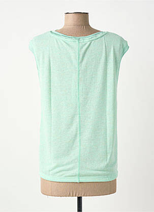T-shirt stretch manches courtes vert STREET ONE femme
