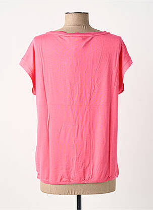 T-shirt stretch manches courtes rose STREET ONE femme