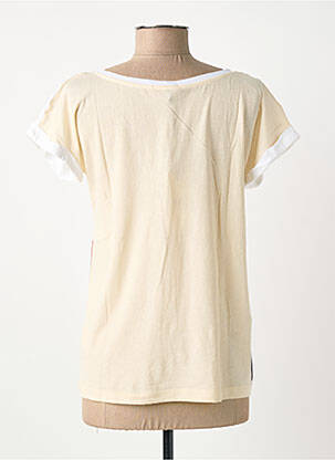 T-shirt imprimé fantaisie manches courtes blanc LEE femme
