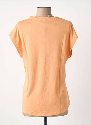 T-shirt col v manches courtes orange MOLLY BRACKEN femme