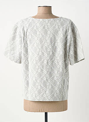 Top stretch manches courtes gris MOLLY BRACKEN femme