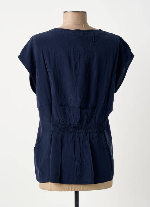 T-shirt stretch manches courtes bleu STREET ONE femme