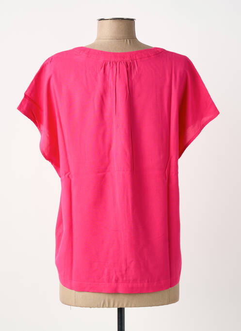 Blouse manches courtes manches courtes rose fonce STREET ONE femme