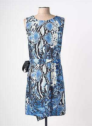 Robe mi-longue sans manche sans manche bleu SCHOOL RAG femme