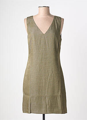 Robe mi-longue sans manche sans manche vert MOLLY BRACKEN femme