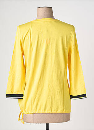 Top stretch manches longues jaune STREET ONE femme
