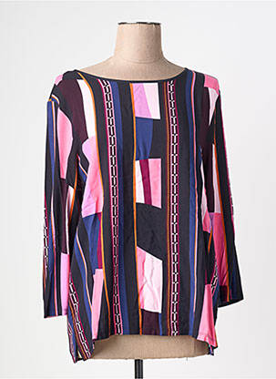 Top col rond manches longues violet STREET ONE femme