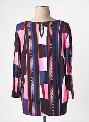 Top col rond manches longues violet STREET ONE femme