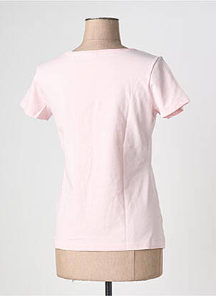 T-shirt stretch manches courtes rose STREET ONE femme