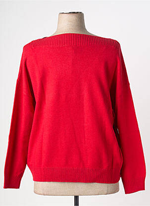 Pull stretch manches longues rouge STREET ONE femme