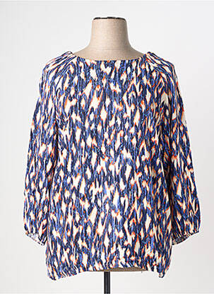 Top col rond manches longues bleu STREET ONE femme