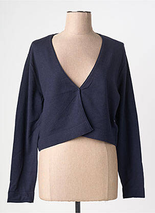 Gilet manches longues bleu STREET ONE femme