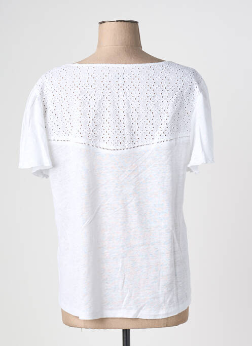 Top stretch manches courtes beige KANOPE femme