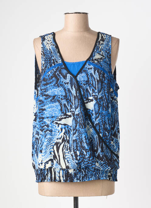 Top bleu SCHOOL RAG femme