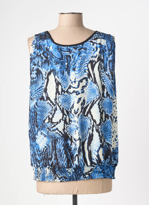 Top bleu SCHOOL RAG femme