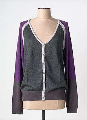 Veste casual fermeture boutonnée sur le devant violet CECIL femme