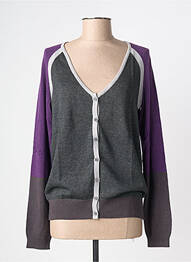 Veste casual fermeture boutonnée sur le devant violet CECIL femme