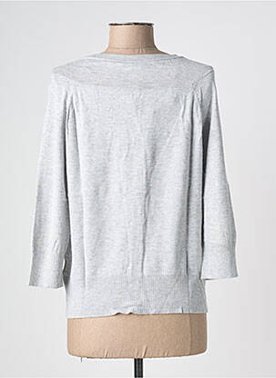 Gilet manches longues stretch gris COQUELICOT femme