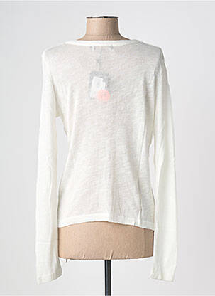 Gilet manches longues stretch beige COQUELICOT femme
