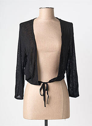 Gilet manches longues stretch noir STREET ONE femme