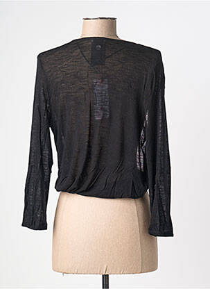 Gilet manches longues stretch noir STREET ONE femme