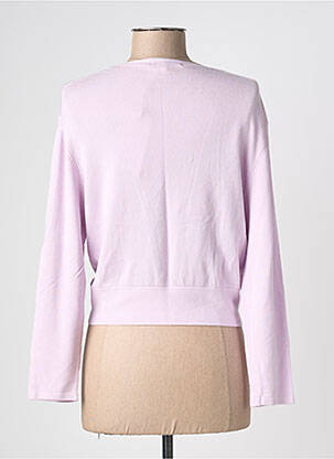 Gilet manches longues stretch violet MORGAN femme