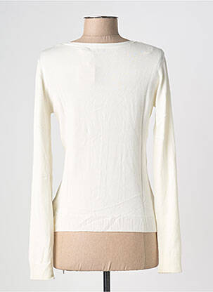 Gilet manches longues stretch beige FOLIA femme