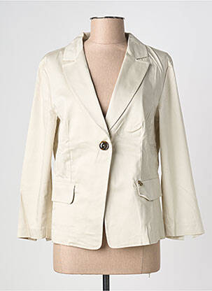 Blazer poches beige ANGY SIX femme
