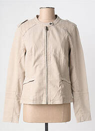 Veste casual col rond beige STREET ONE femme